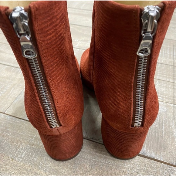 🔥Rag and Bone Drea Boot in Rust Suede - Picture 5 of 6